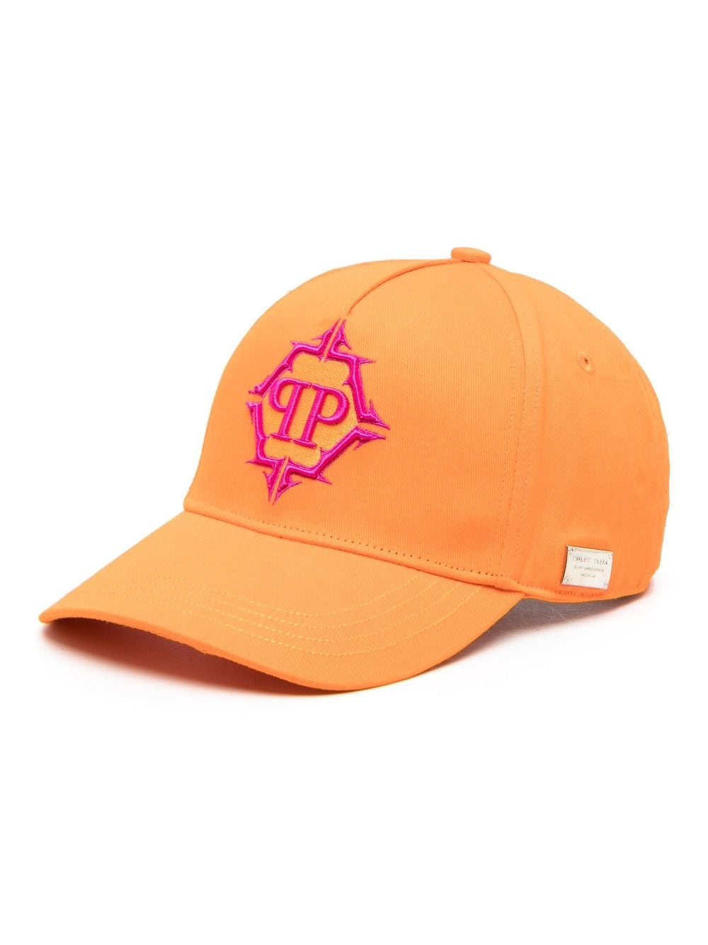 hexagon logo-embroidered cap - 1