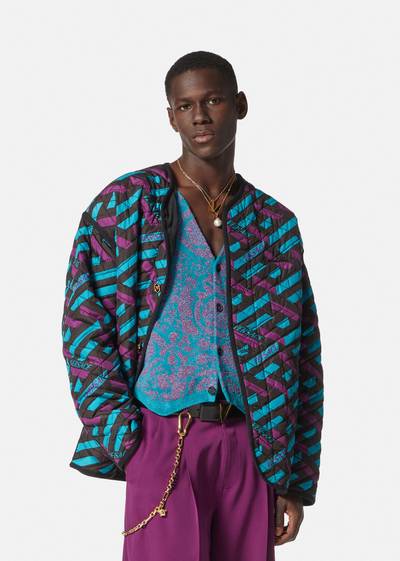 VERSACE Barocco Silhouette Sweater Vest outlook