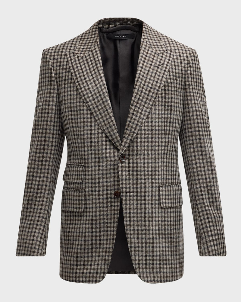 Men's Damier Shelton Check Sport Coat 1