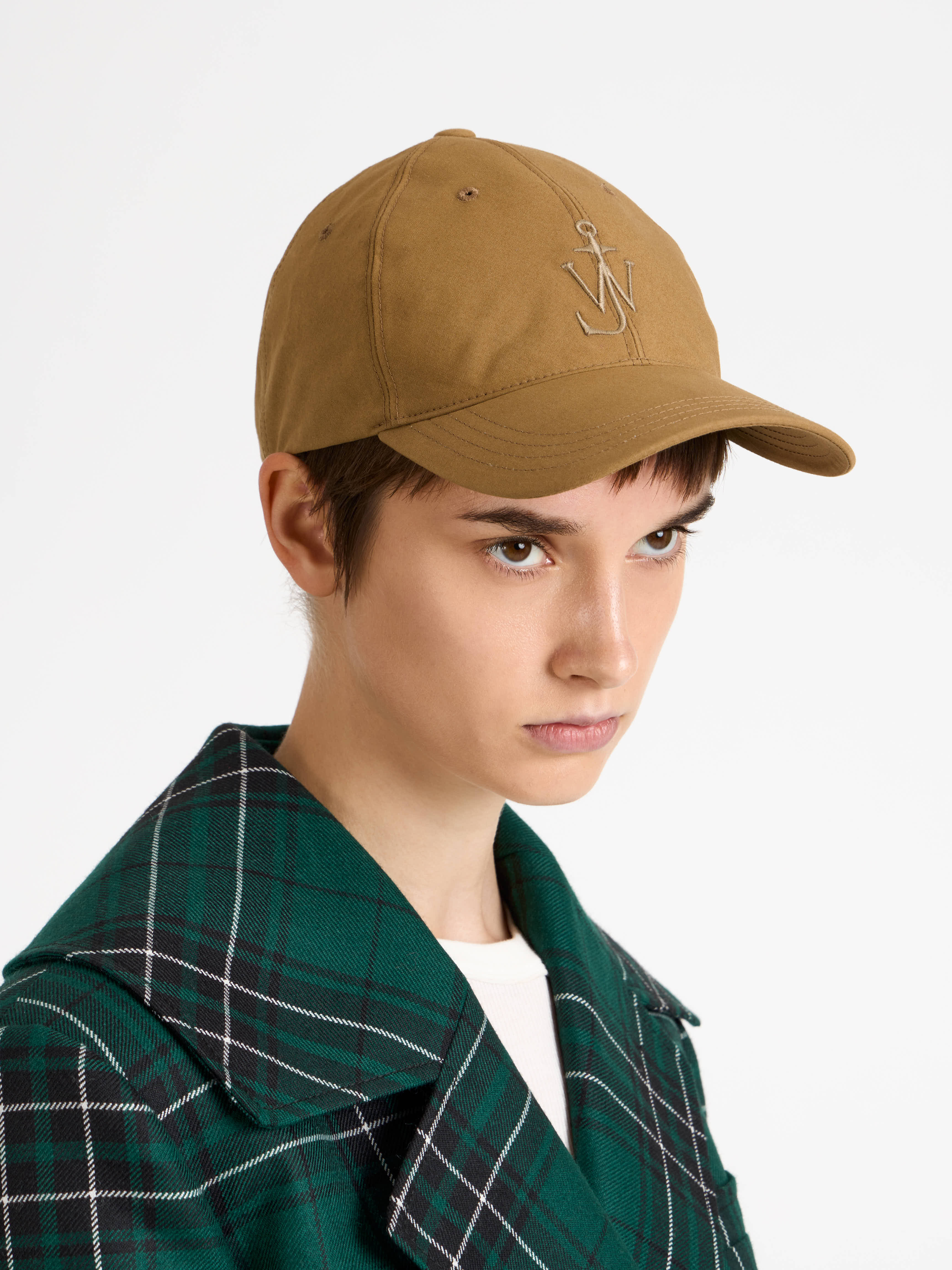WAXED COTTON BASEBALL CAP IN BEIGE - 2