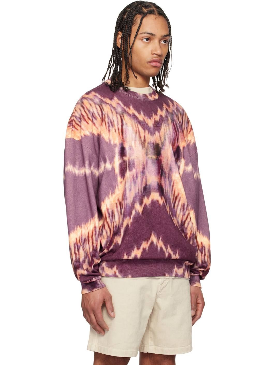 Purple Dobbie Sweater - 2