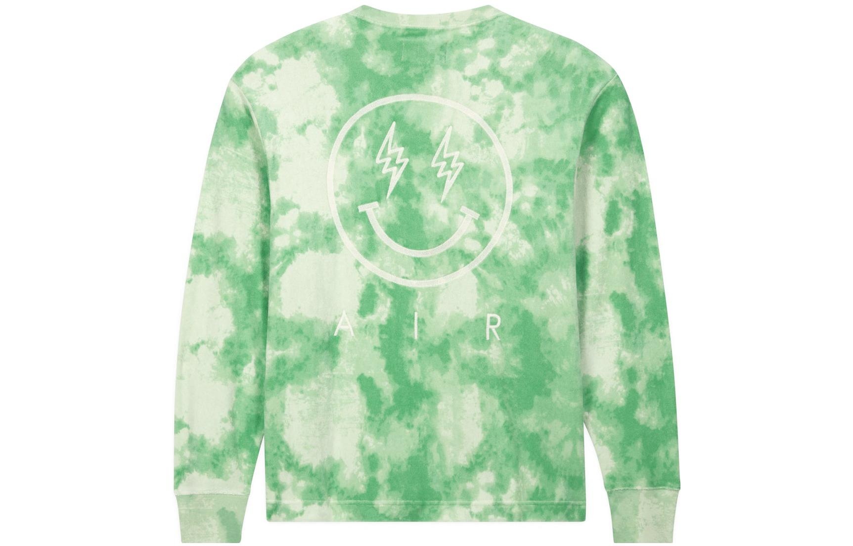 Air Jordan x J Balvin Long-Sleeve Tee 'Jade Aura/Enamel Green' DR3102-316 - 2