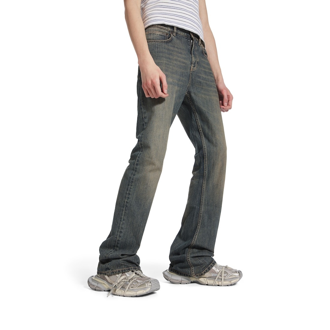 Bootcut Pants in Light Blue - 6