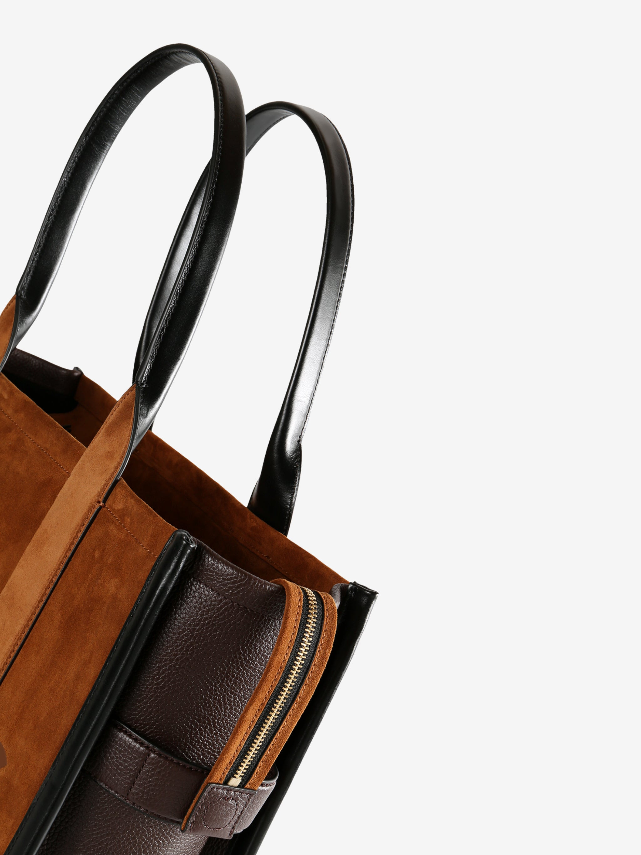 MARC JACOBS - Women The Large Suede Leather Blocked Tote Bag - 3
