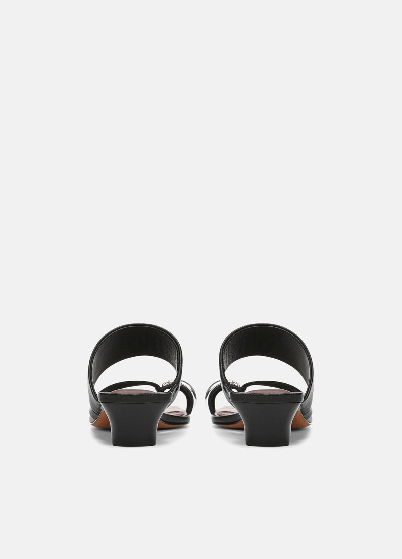 Vince Stacy Leather Heeled Toe-Ring Sandal outlook