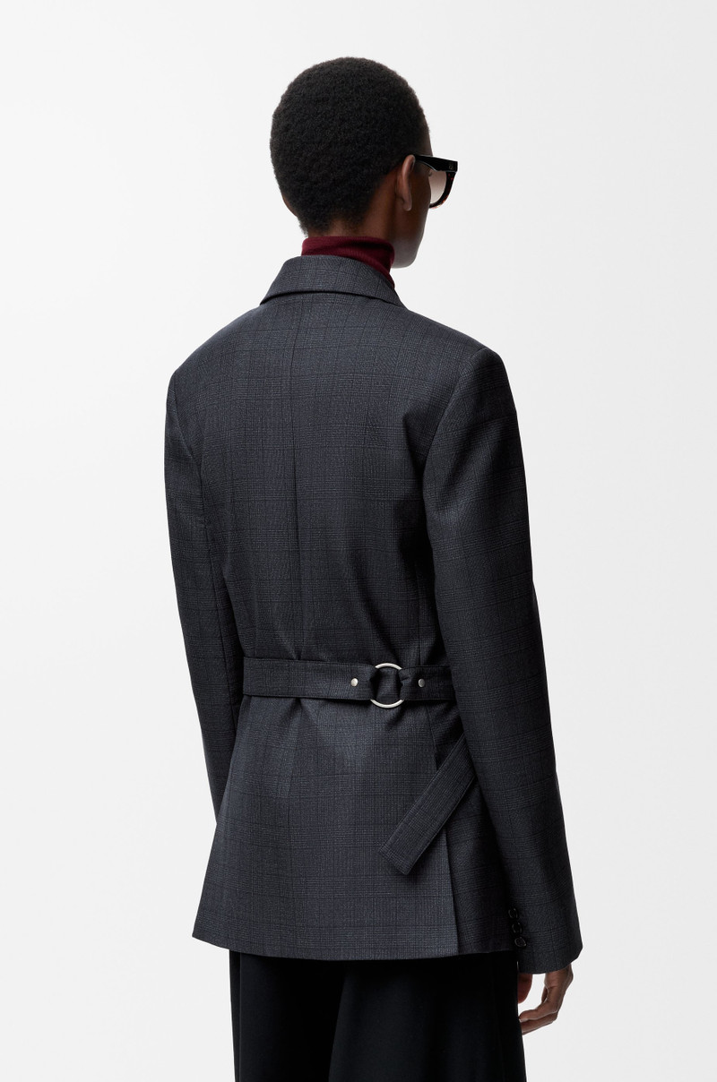 Draped jacket in wool 4