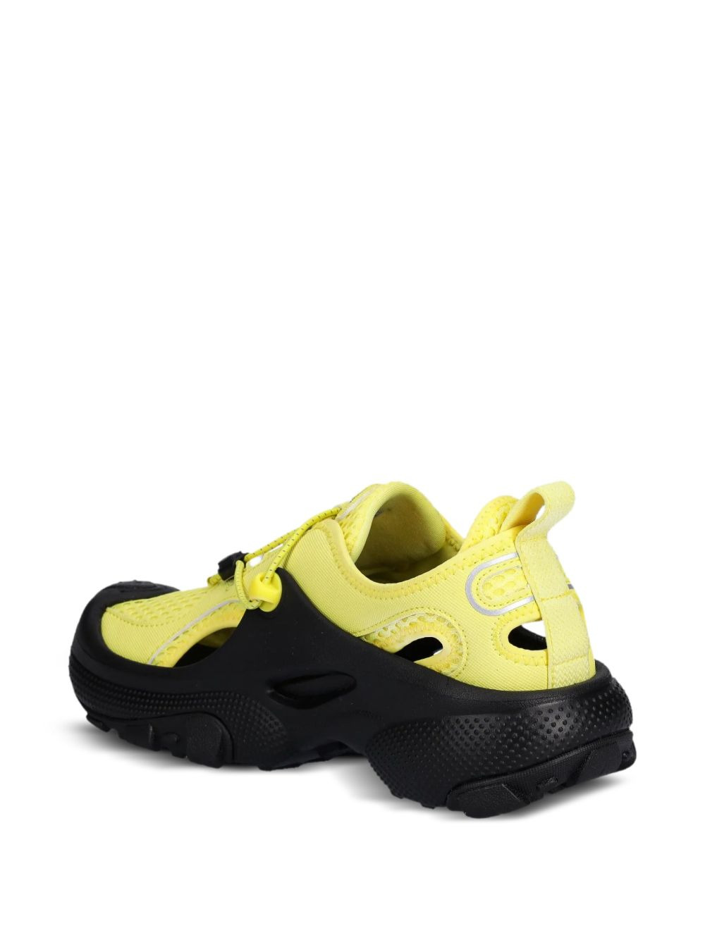 mesh-panelled lace-up sneakers - 4