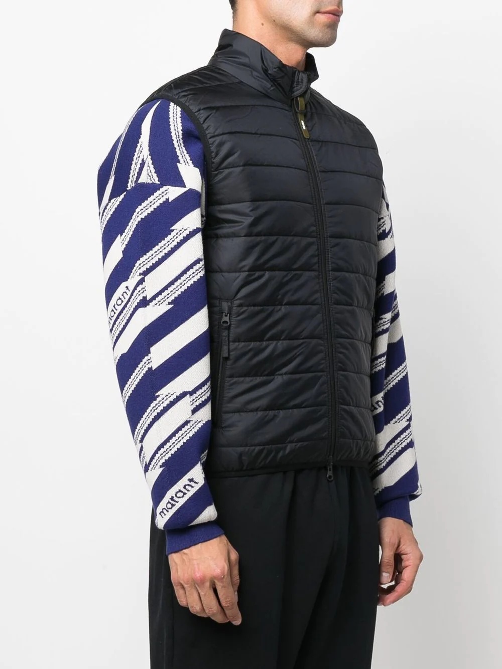 quilted padded gilet - 3