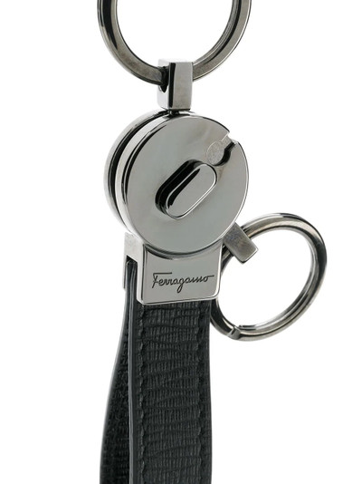 Salvatore Ferragamo embossed logo keyring outlook