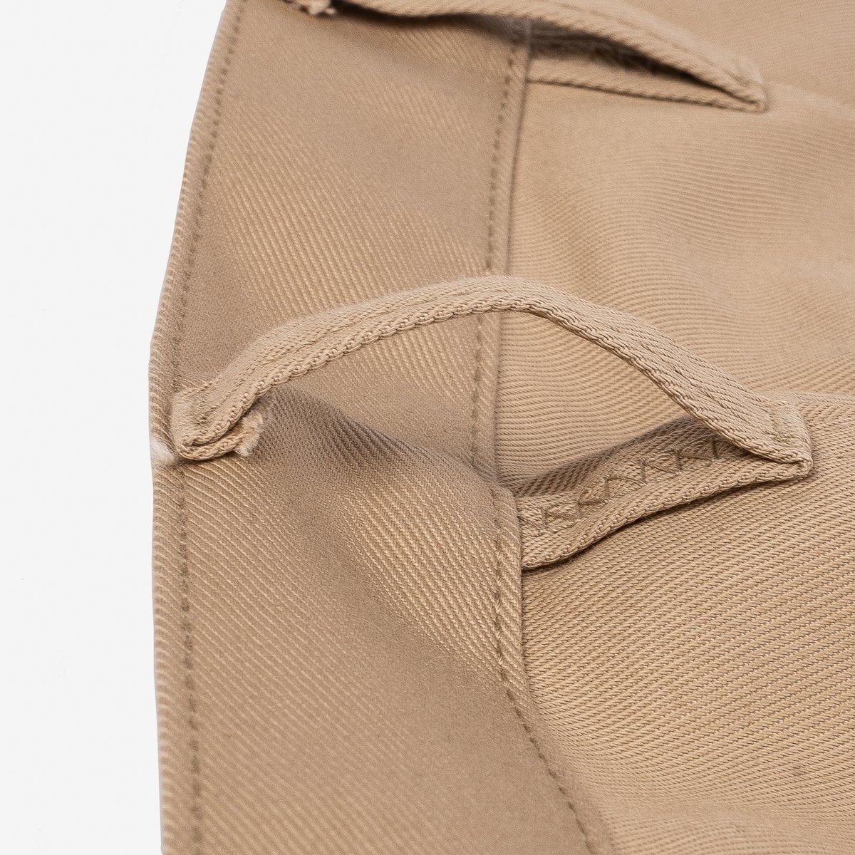 IH-717-KHA 9oz Mercerised Selvedge Cotton Chinos - Khaki - 11