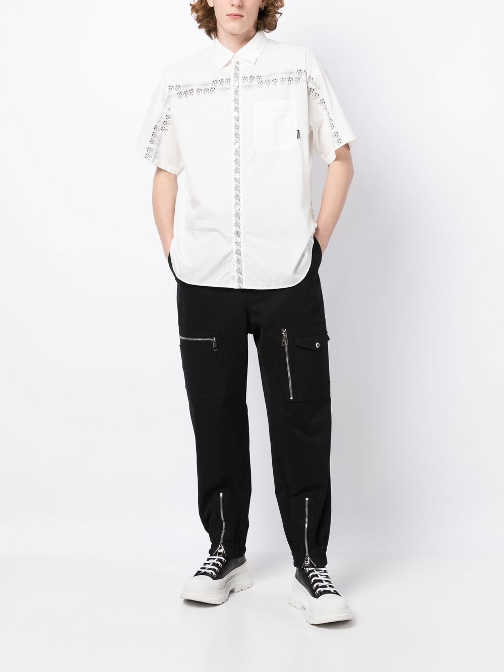 graphic-print short-sleeved shirt - 2