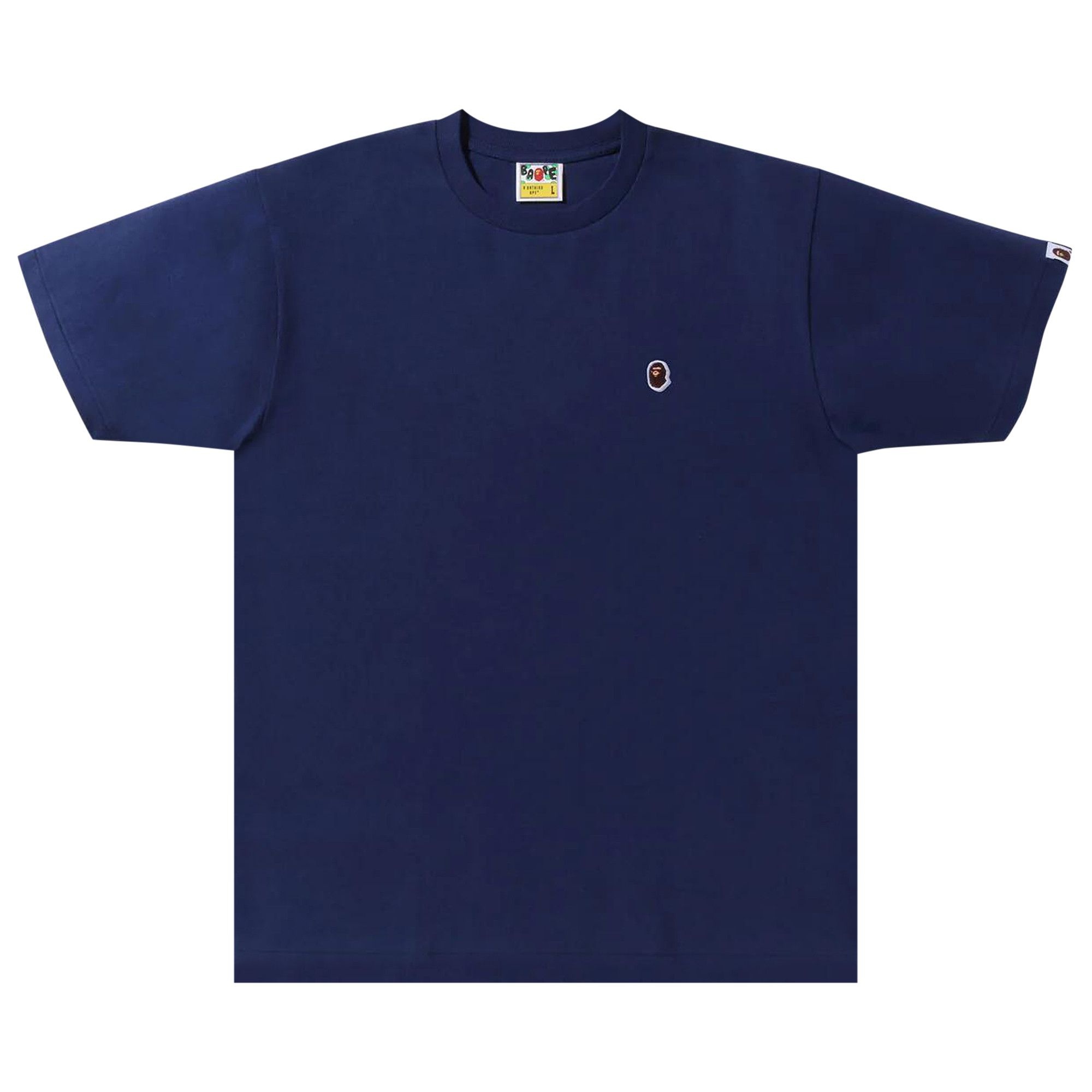 BAPE Ape Head One Point Tee 'Navy' - 1