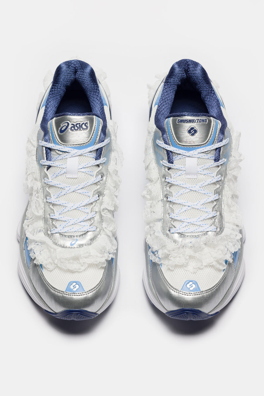 Shushu/Tong Gel-Kinetic Fluent Sneaker in White/Dive Blue - 4