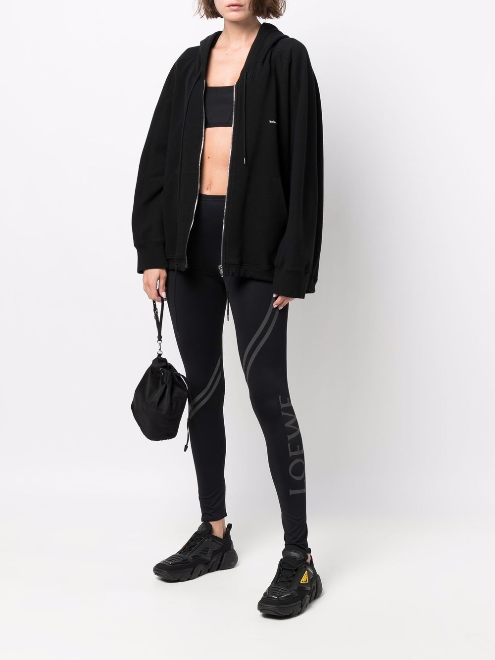 logo-print leggings - 2