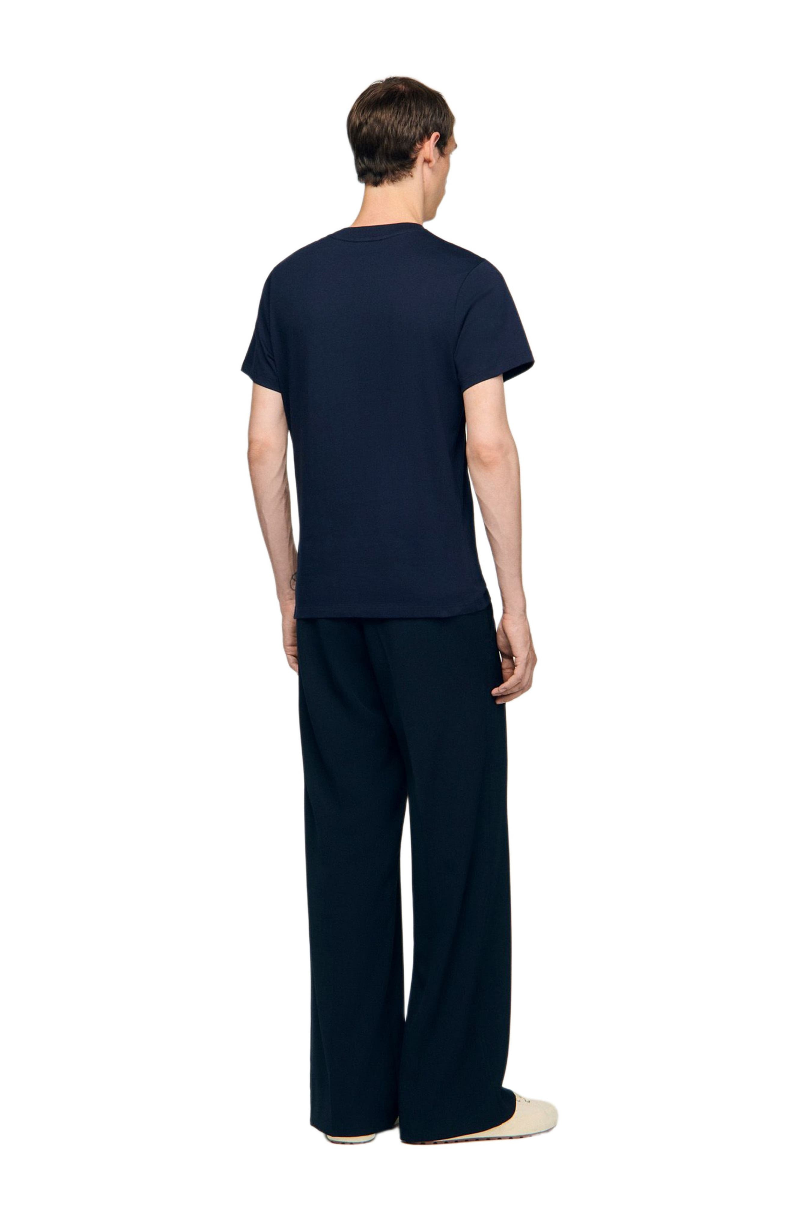 SANDRO Cotton T-shirt with logo in Midnight Blue at Nordstrom - 2