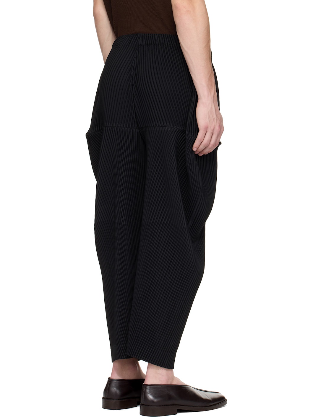 Black Kinetic Sculpture Trousers - 3