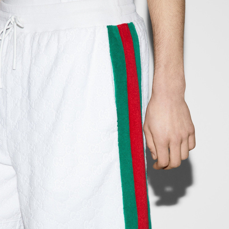 GG terry cloth short with Web 5