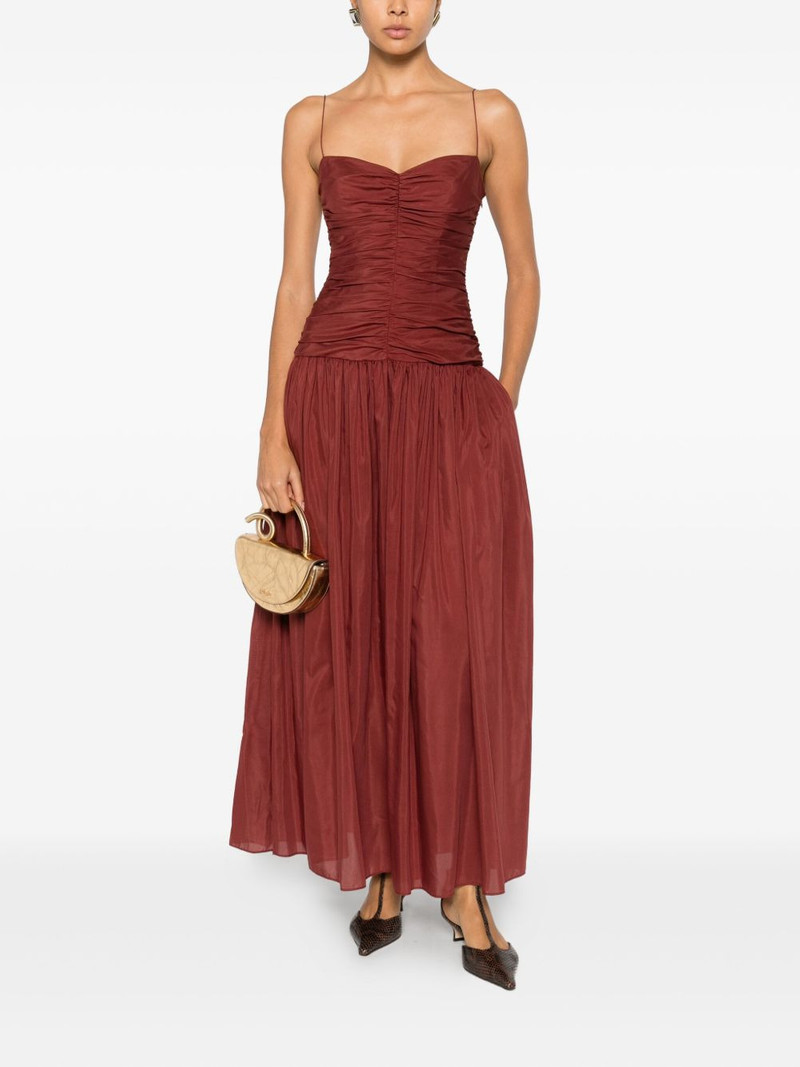 MATTEAU gathered drop waist maxi dress outlook