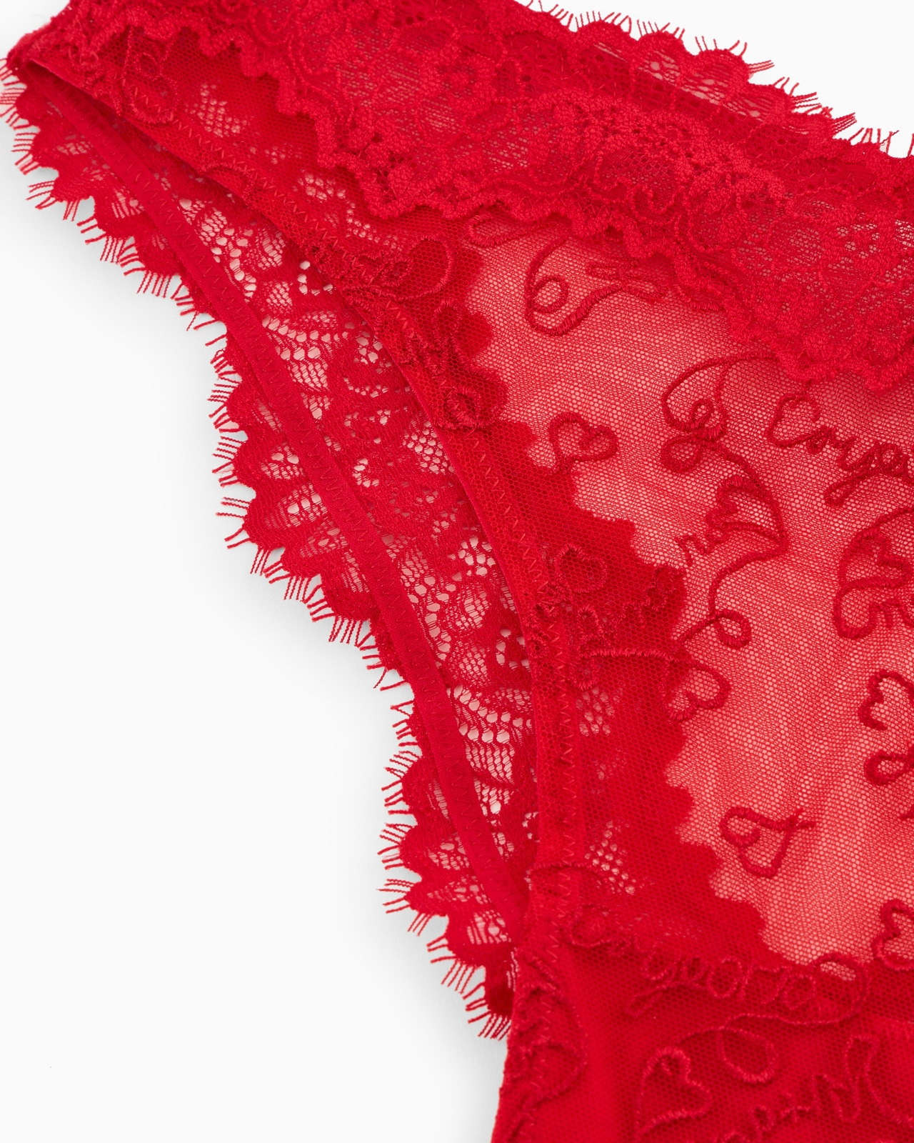 MESH BRAZILIAN BRIEFS WITH ALL-OVER HOLIDAYS LOGO EMBROIDERY - 4