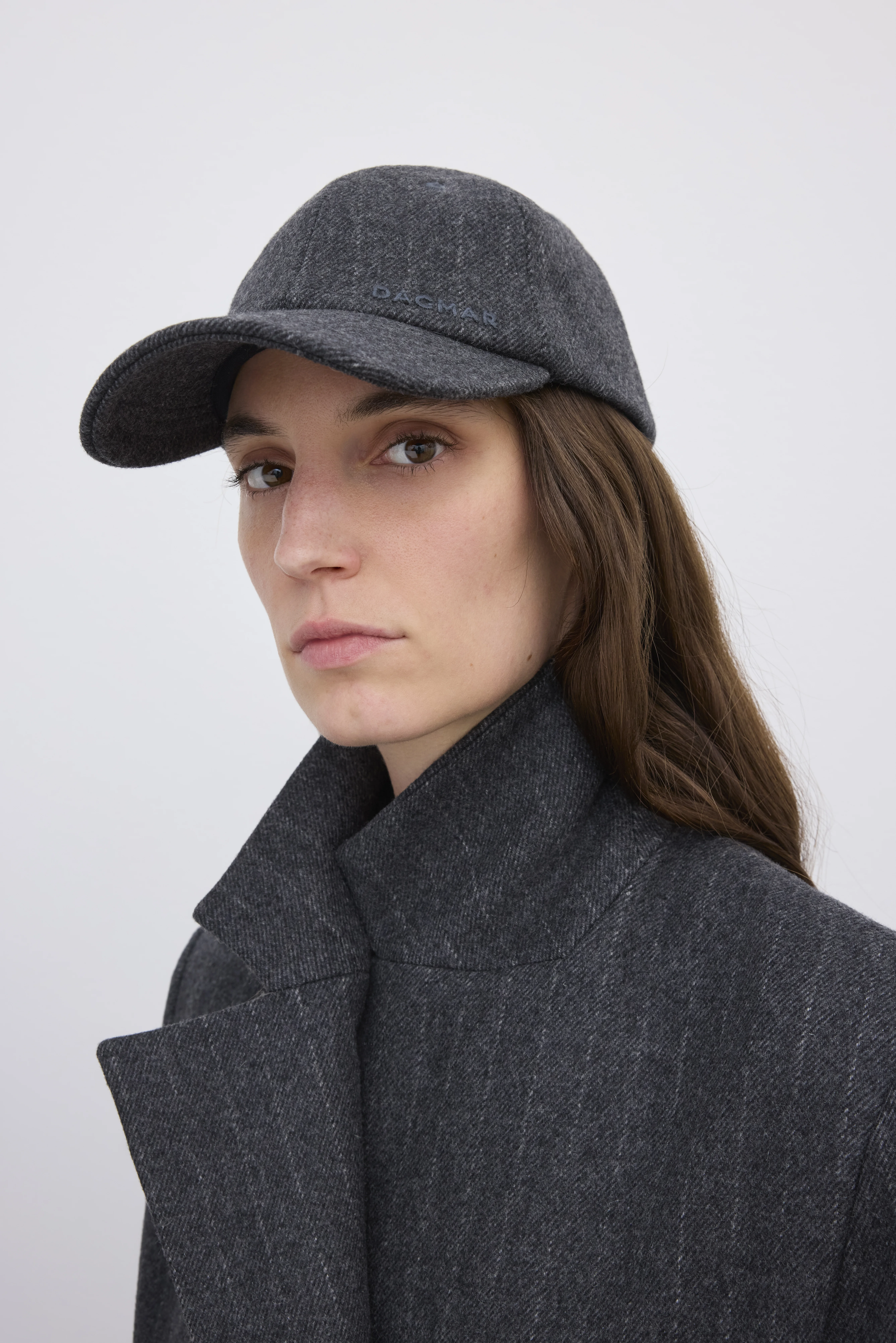 Wool Pinstripe Cap - 1