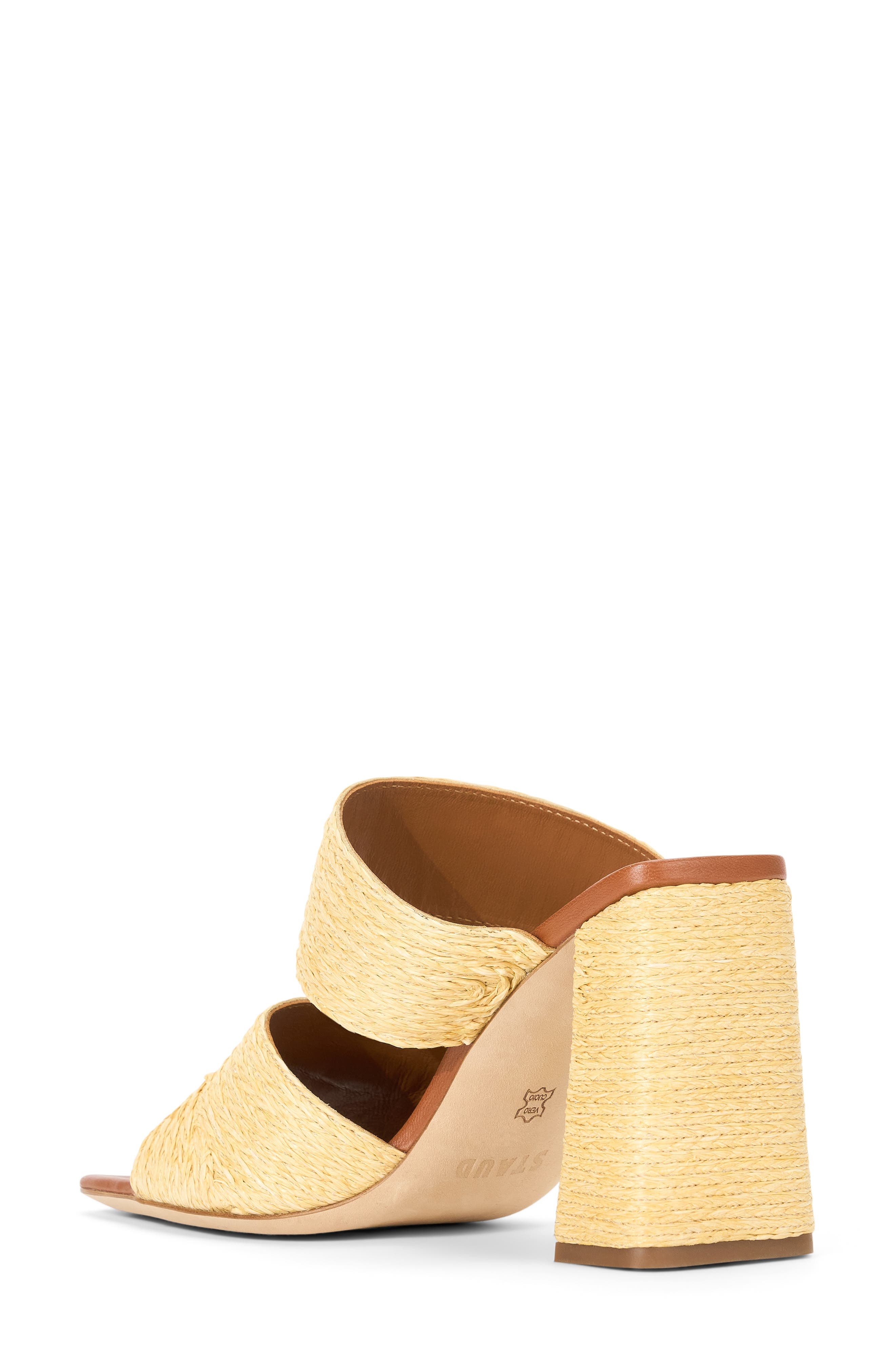STAUD Skylar Slide Sandal in Natural Raffia at Nordstrom - 2
