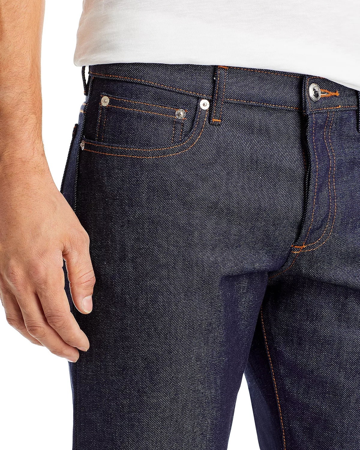 Petit Standard Straight Slim Fit Jeans in Indigo Stretch - 5