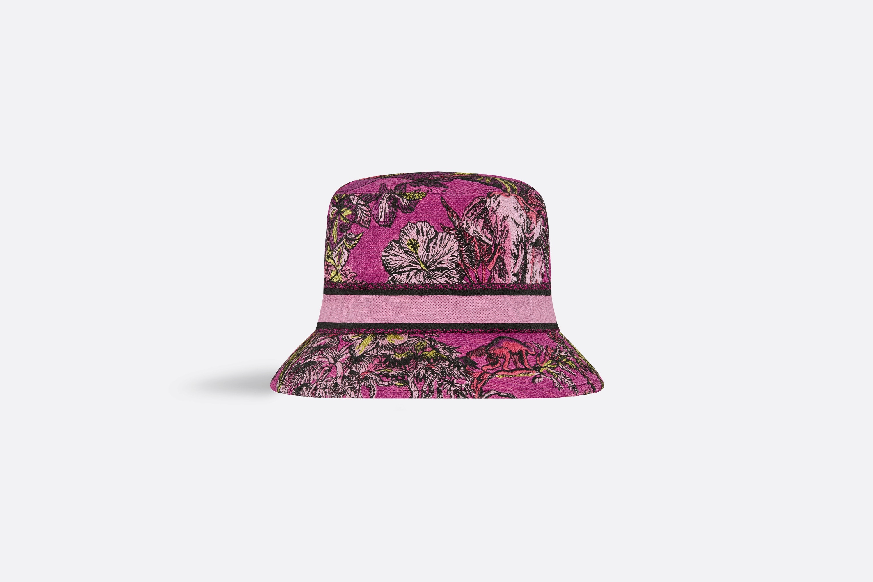 D-Bobby Toile de Jouy Voyage Small Brim Bucket Hat - 4