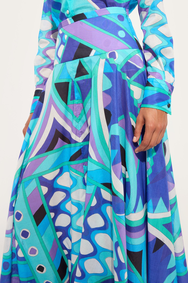 VIVARA PRINT COTTON SKIRT 5