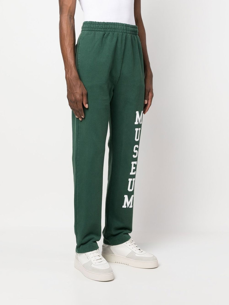 logo-print cotton pants 3