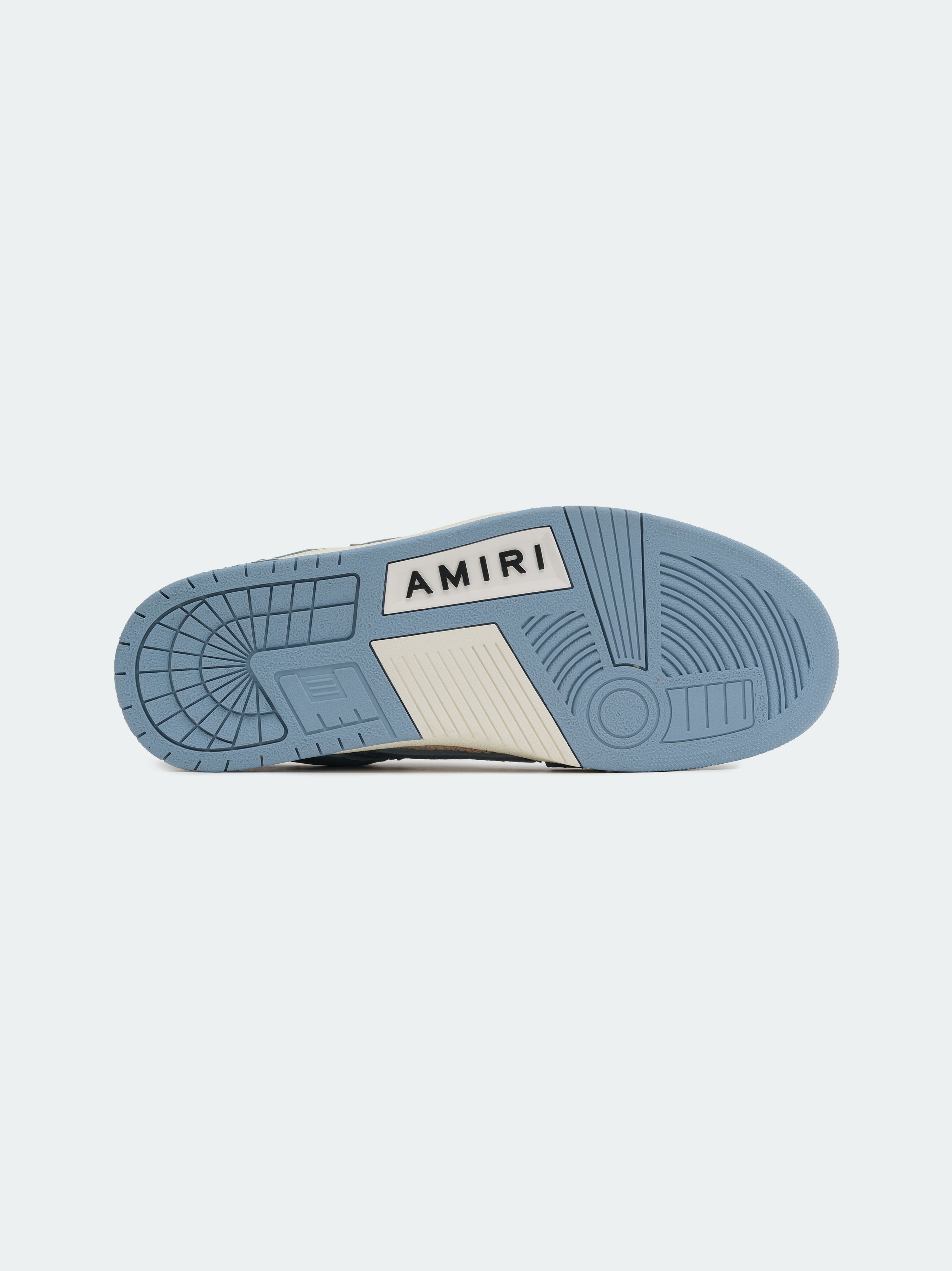 【AMIRI】男性 RAFFIA SKEL TOP LOW スニーカー AMFOSR1012-420 AMIRI RAFFIA SKEL TOP LOW | REVERSIBLE