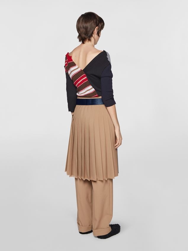VIRGIN WOOL KILT WITH BACK PLEATS - 3