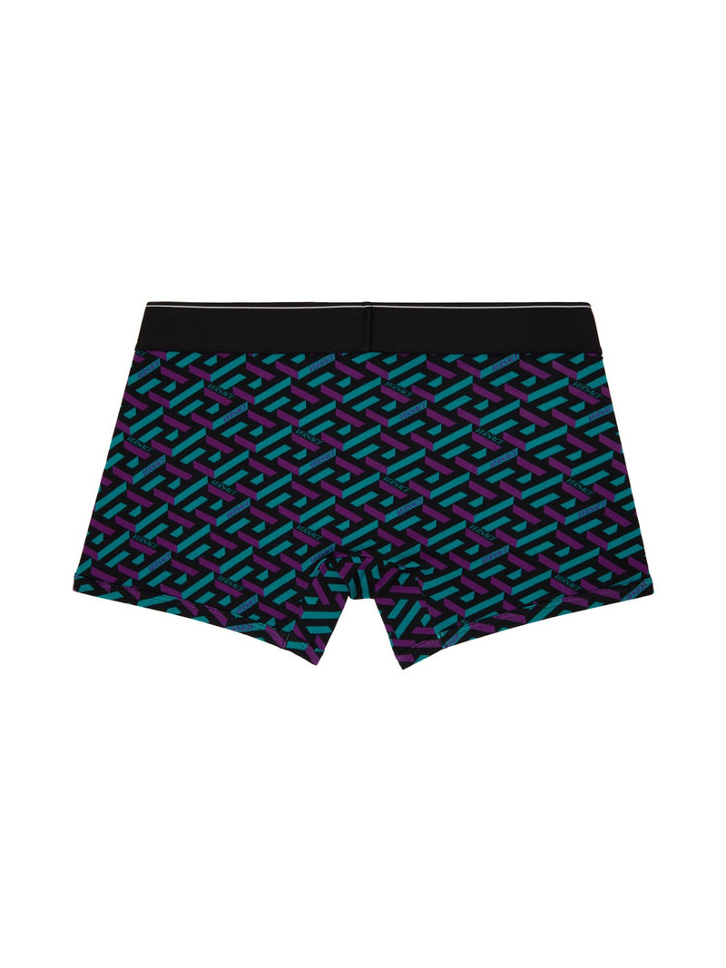 VERSACE Blue La Greca Boxers outlook