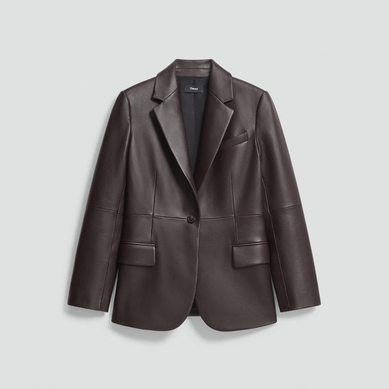 Lynnia Blazer in Leather 1