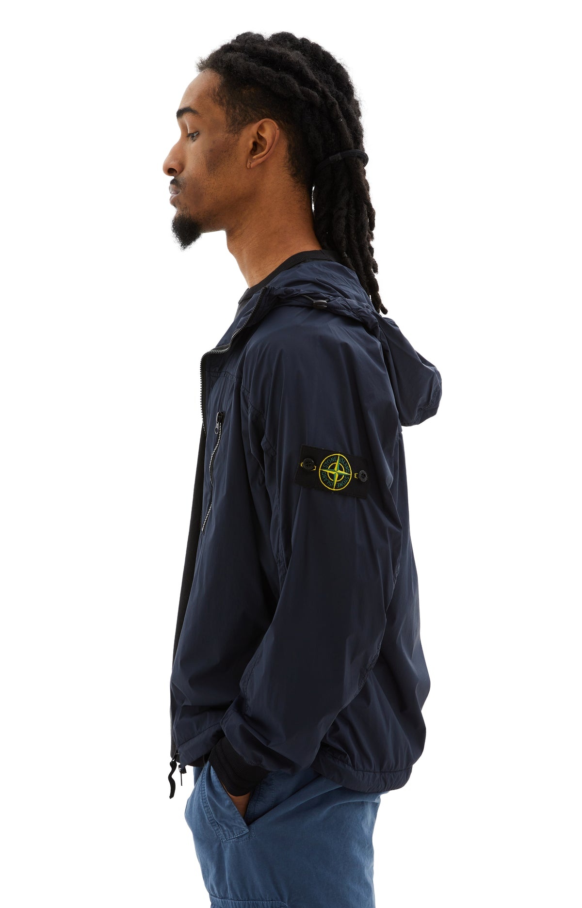 PACKABLE SKIN TOUCH NYLON-TC JACKET (NAVY) - 2