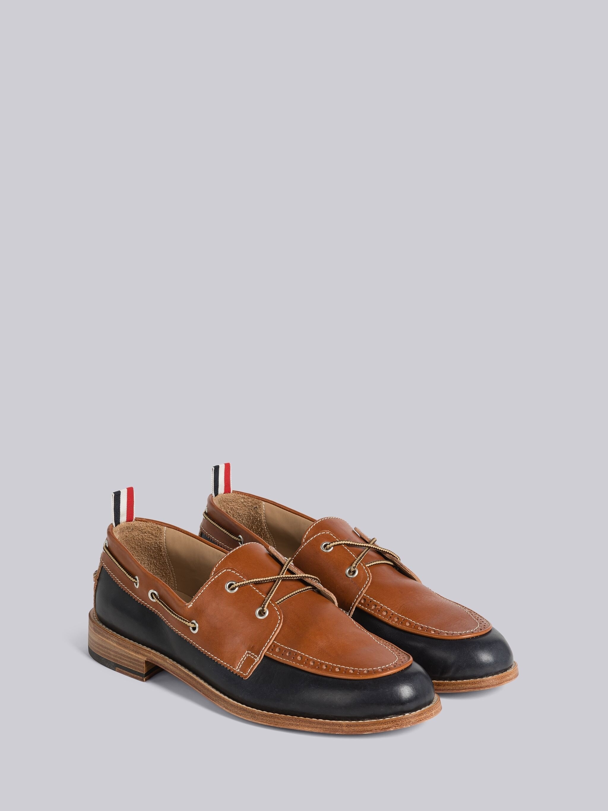 VACCHETTA LEATHER BOAT SHOE - 3