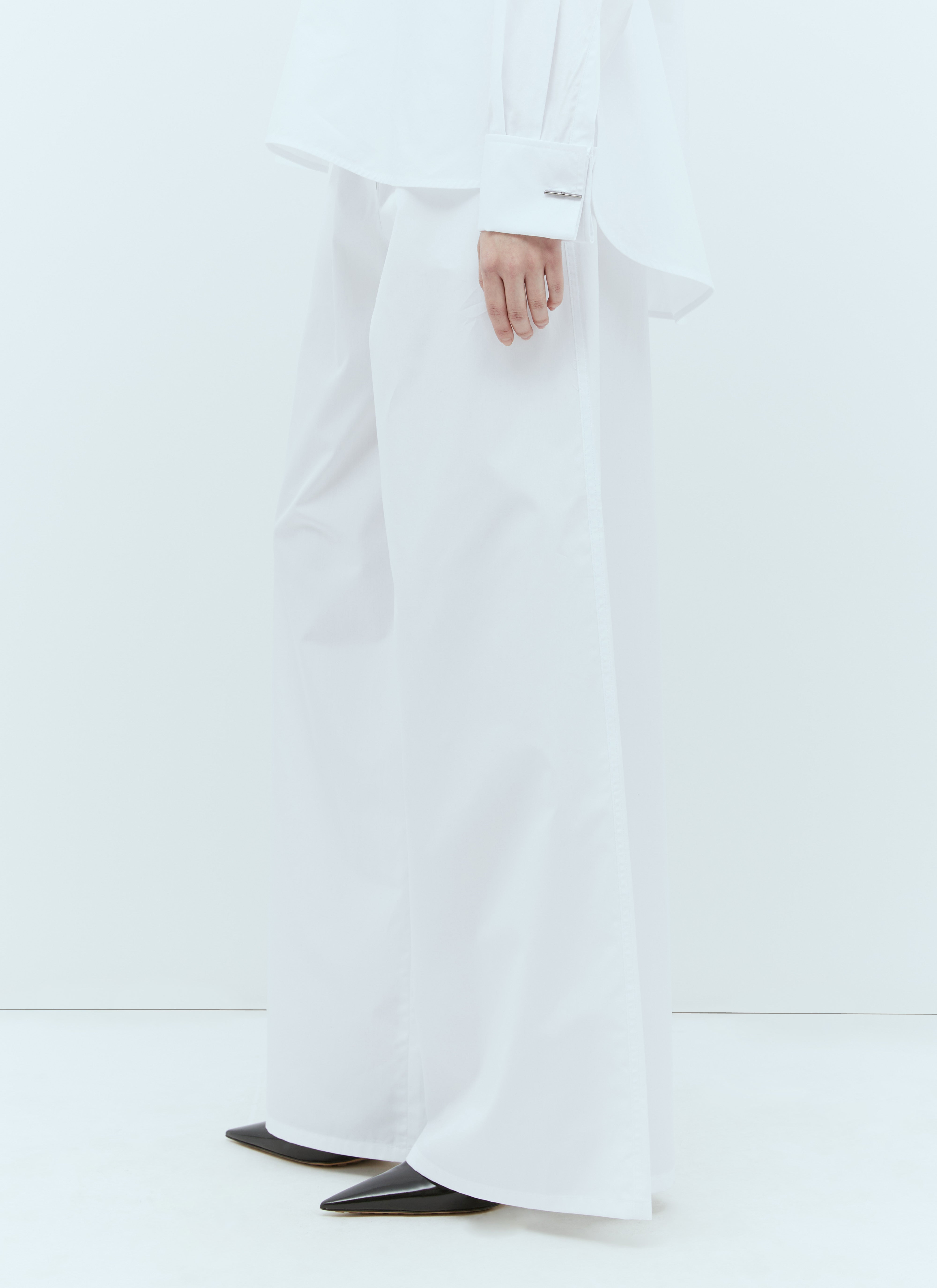 Max Mara Women Wide Poplin Pants - 6