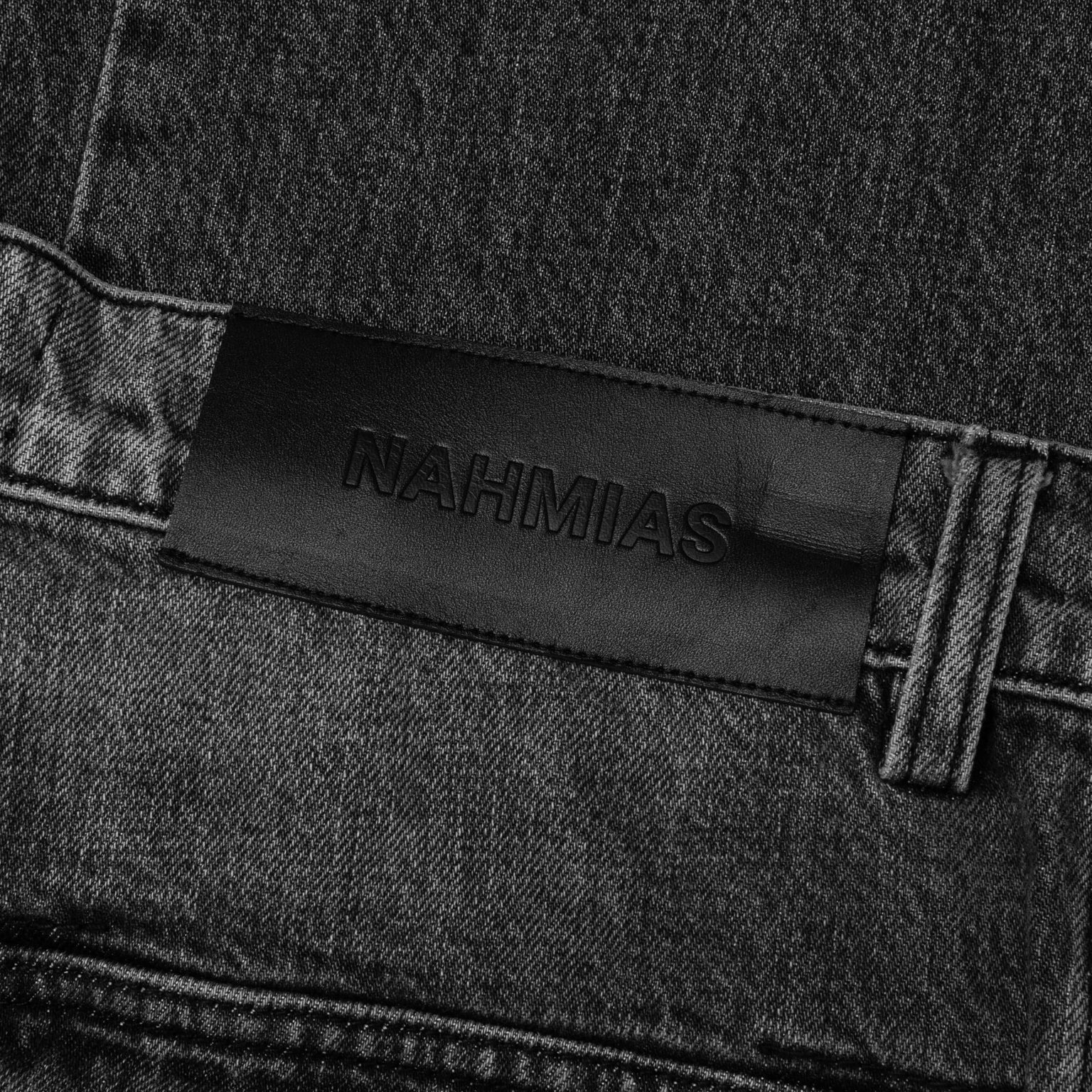 DENIM LOGO CARGO PANTS - BROWN WASH - 4
