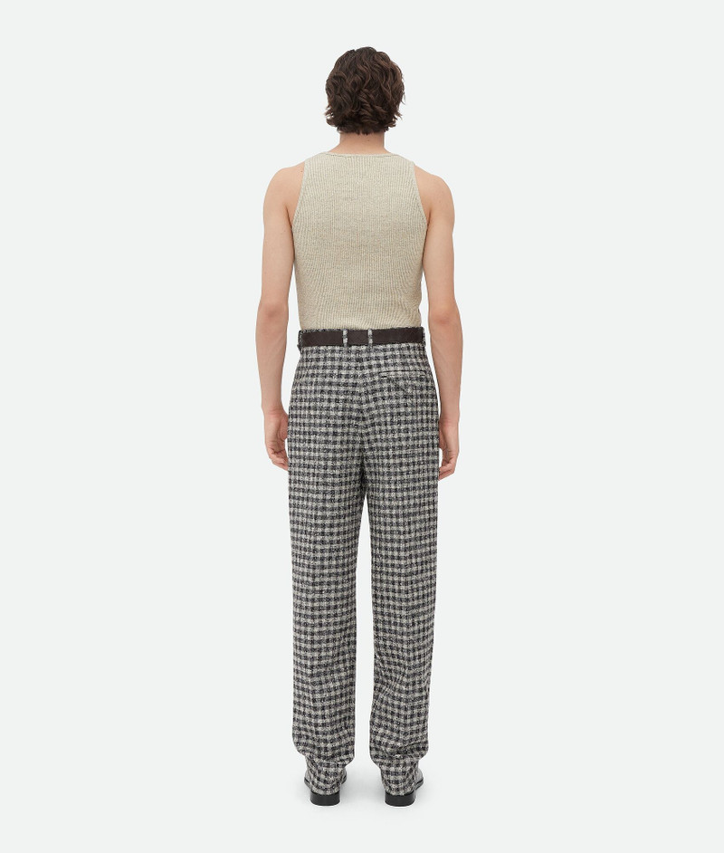 Boucle Gingham Wool Trousers 3
