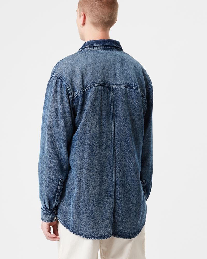 TAILLY FLUID DENIM SHIRT - 5