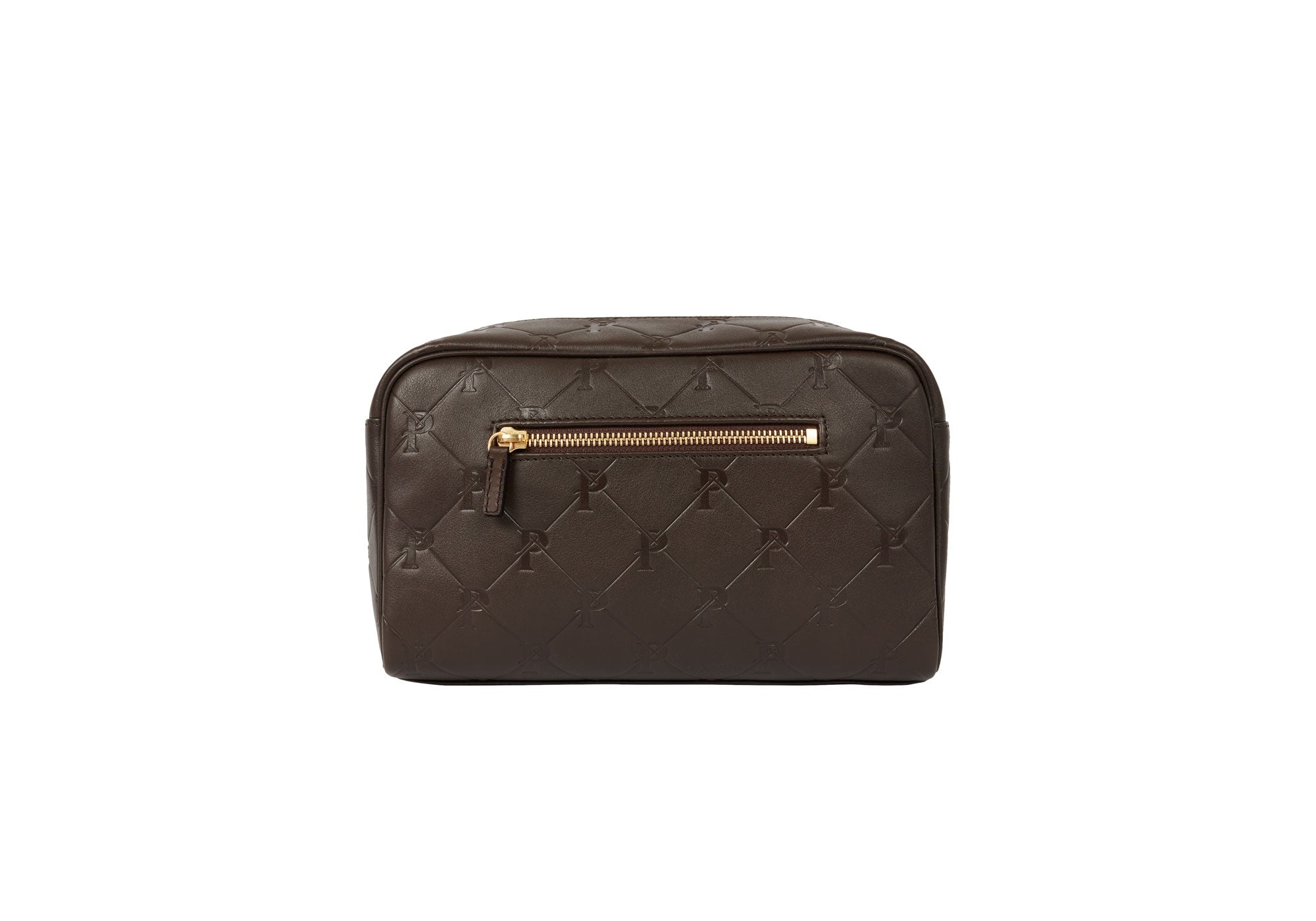 PAL-M-GRAM LEATHER WASHBAG BROWN - 2
