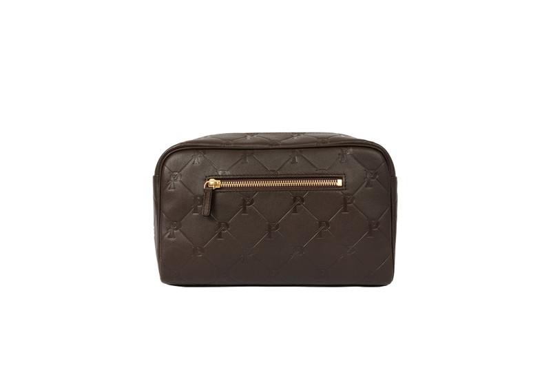 PALACE PAL-M-GRAM LEATHER WASHBAG BROWN outlook