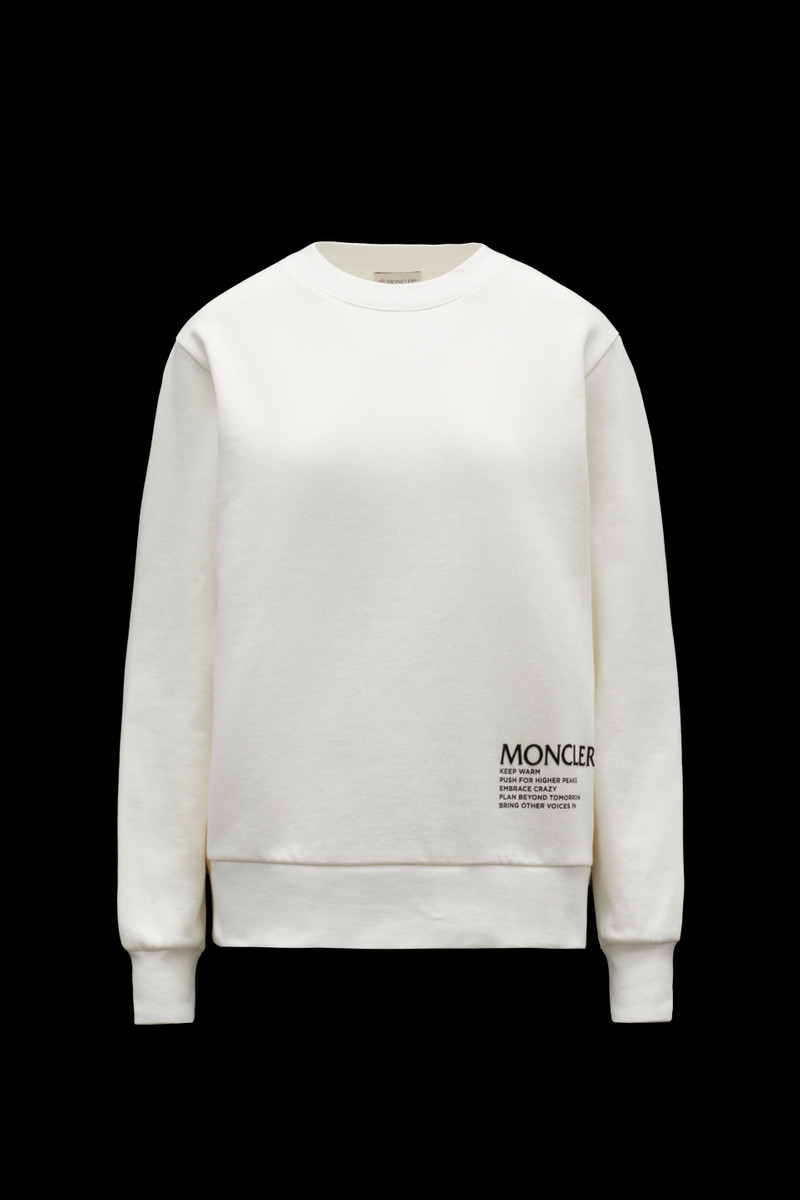Sweatshirt With Lettering - 1