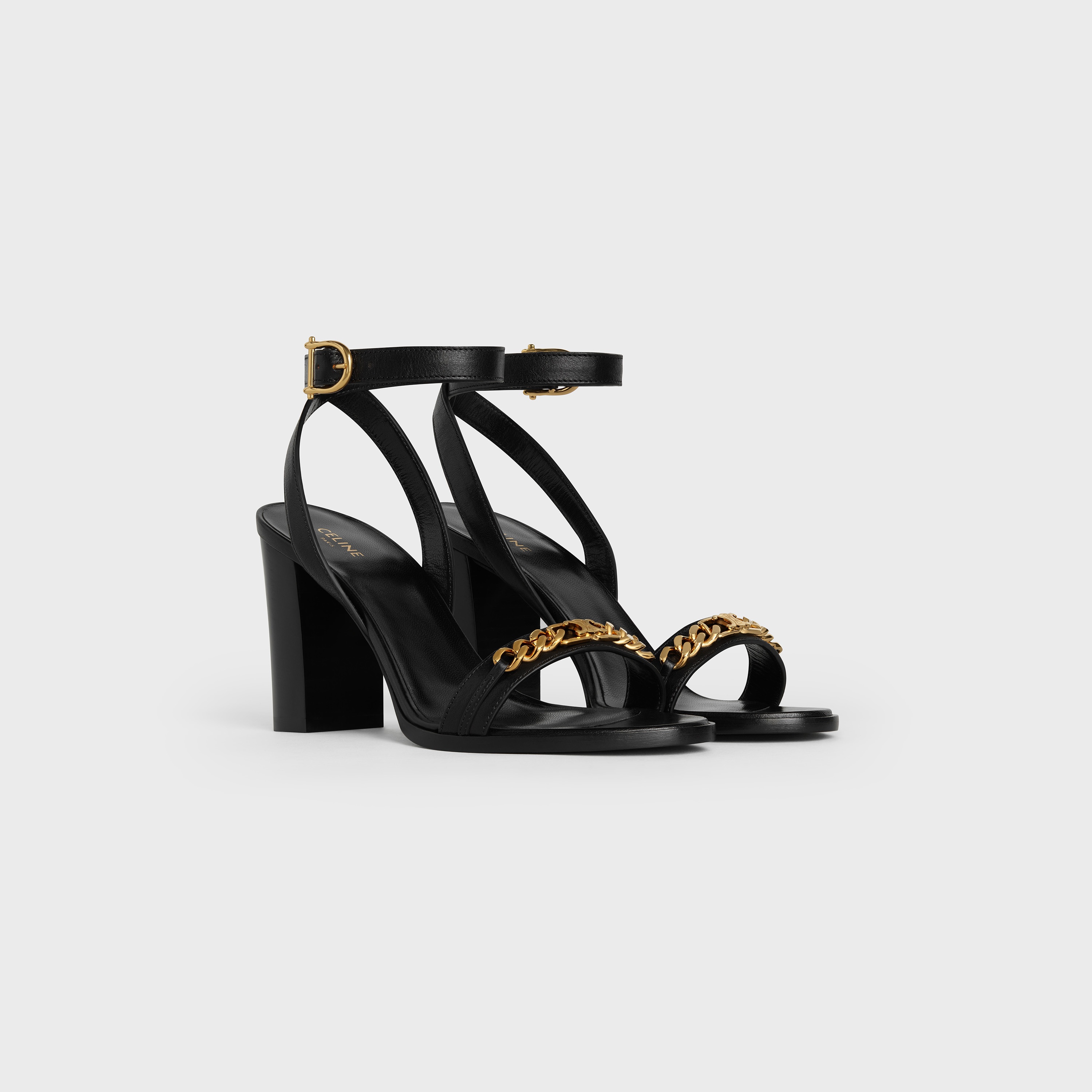 CELINE TRIOMPHE SANDAL  IN  CALFSKIN - 2