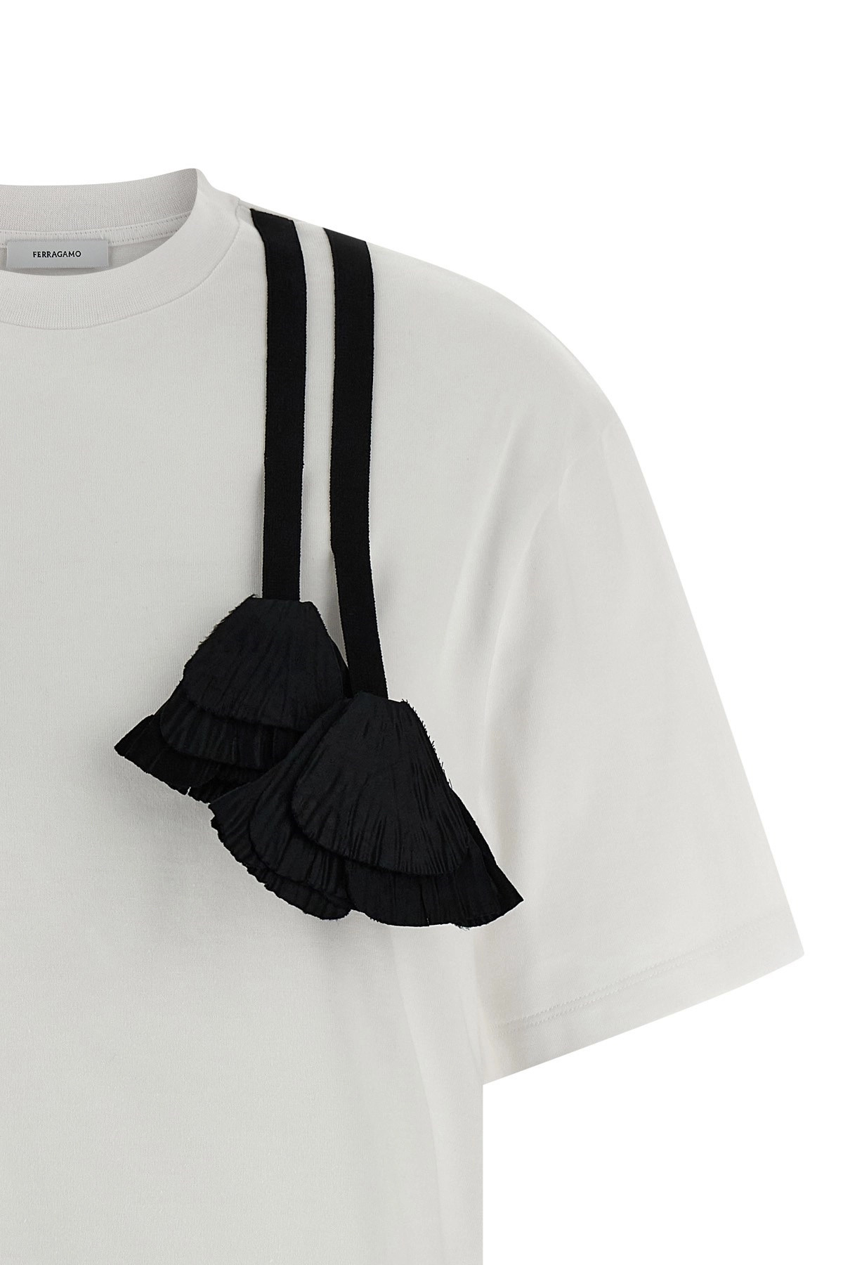 Floral insert t-shirt - 3