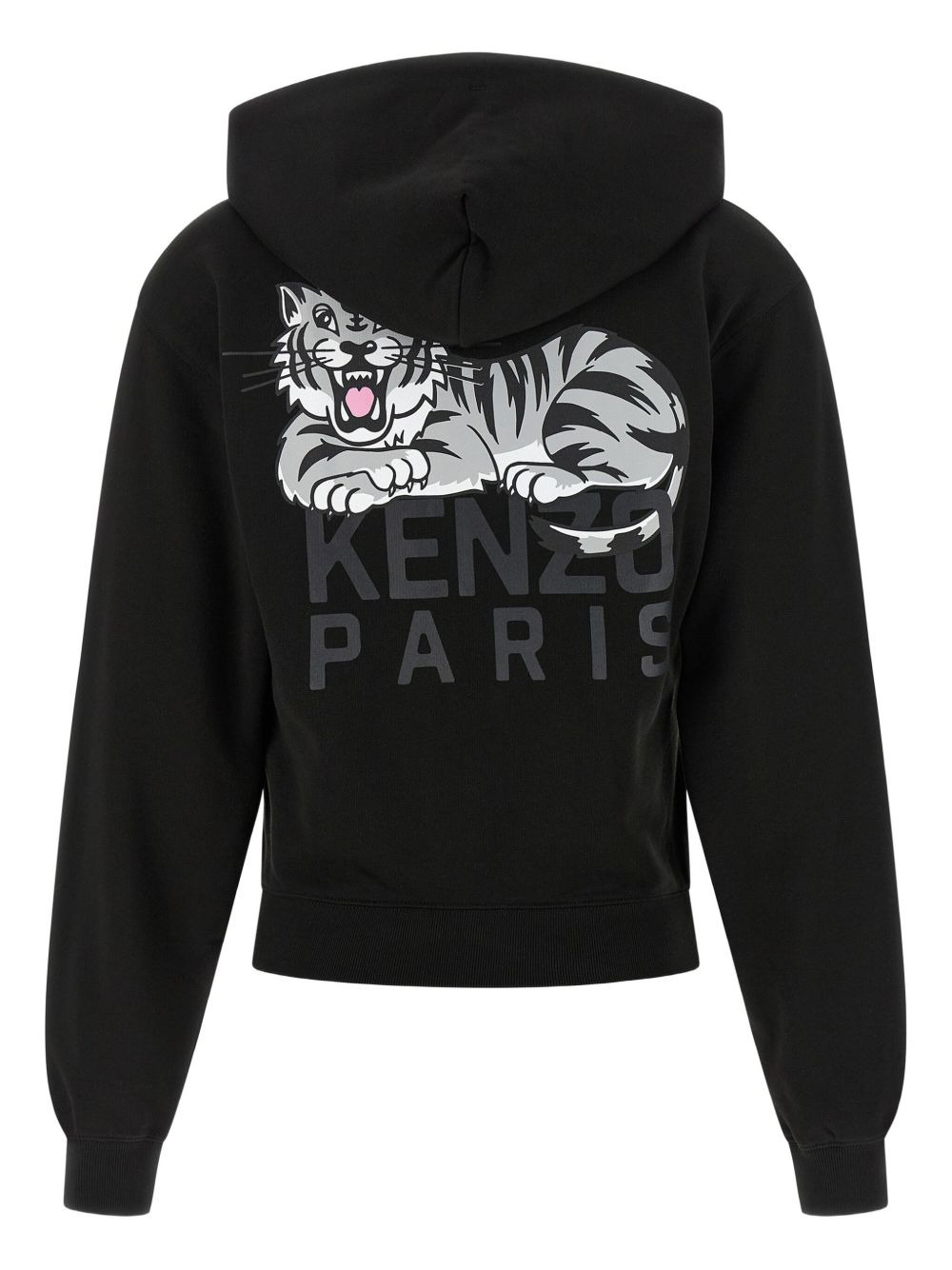 Happy Tiger zip-up hoodie - 2