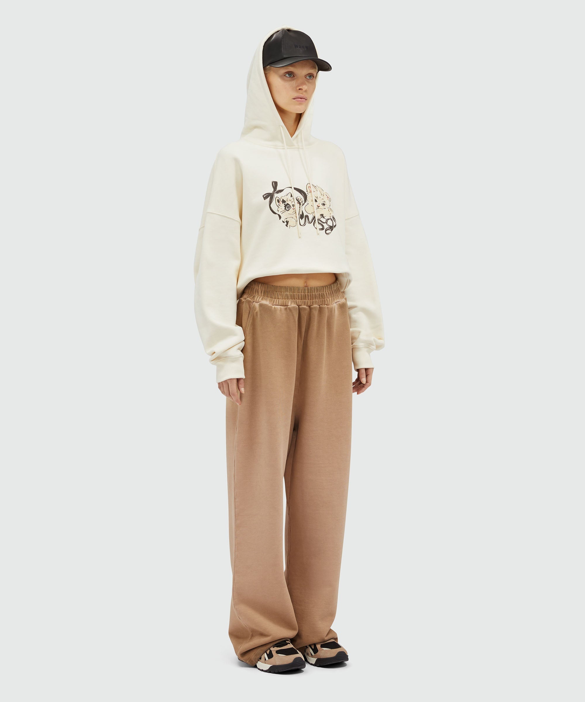 Jersey sweatshirt with Kittens print - 4