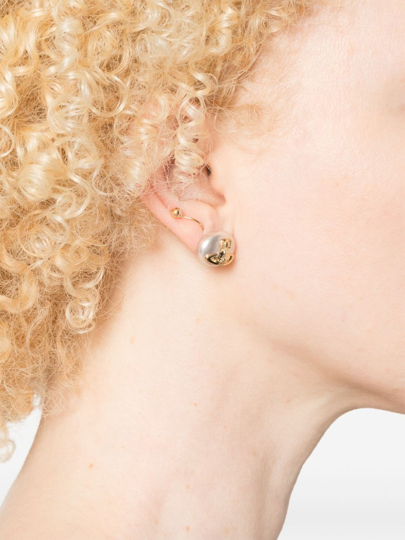 Vivienne Westwood Orb faux-pearl earrings outlook
