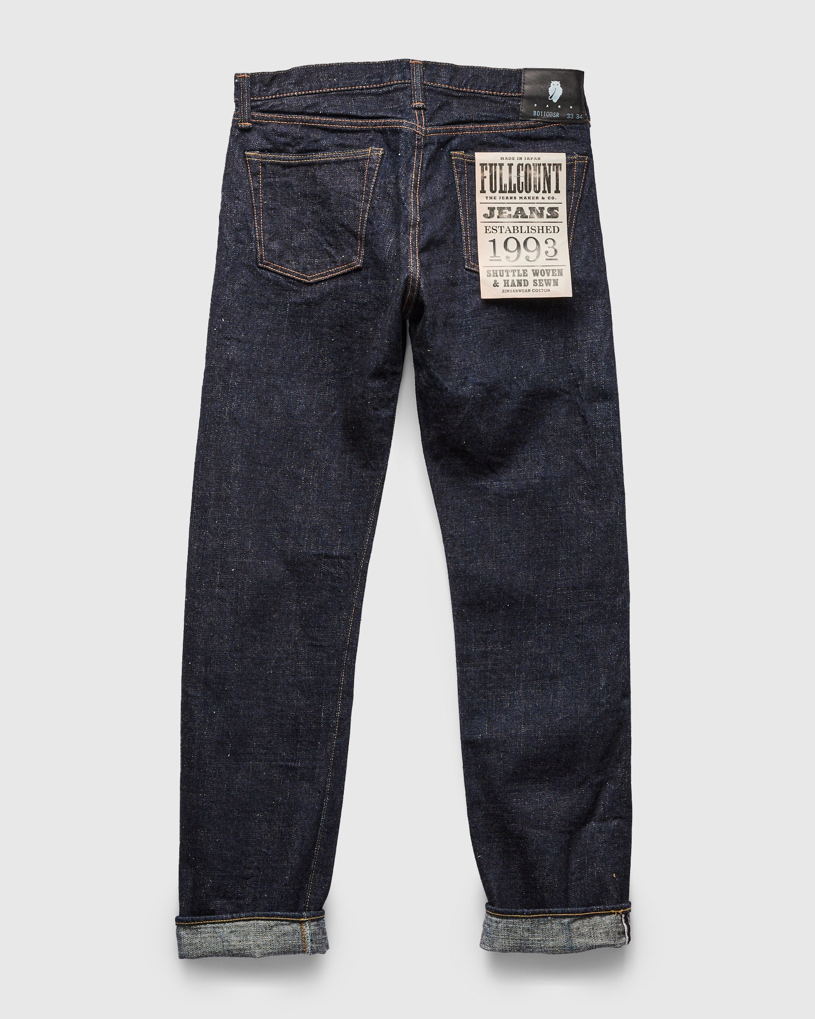 B1108SR "Super Rough" 15.5oz Selvedge Denim - Slim Straight Fit - 3
