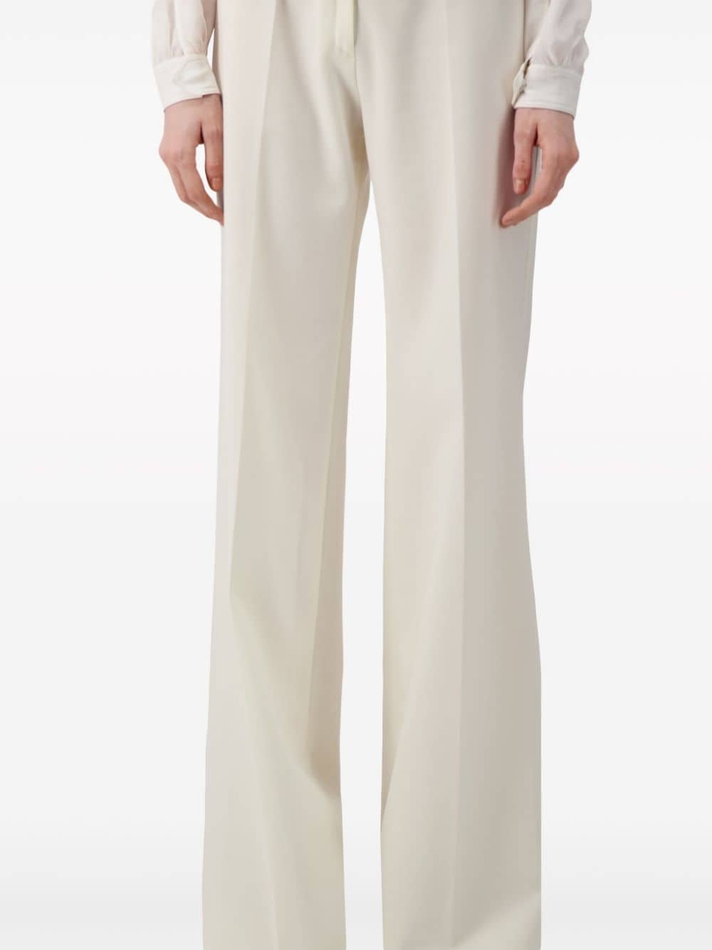 high-waist straight-leg trousers - 5