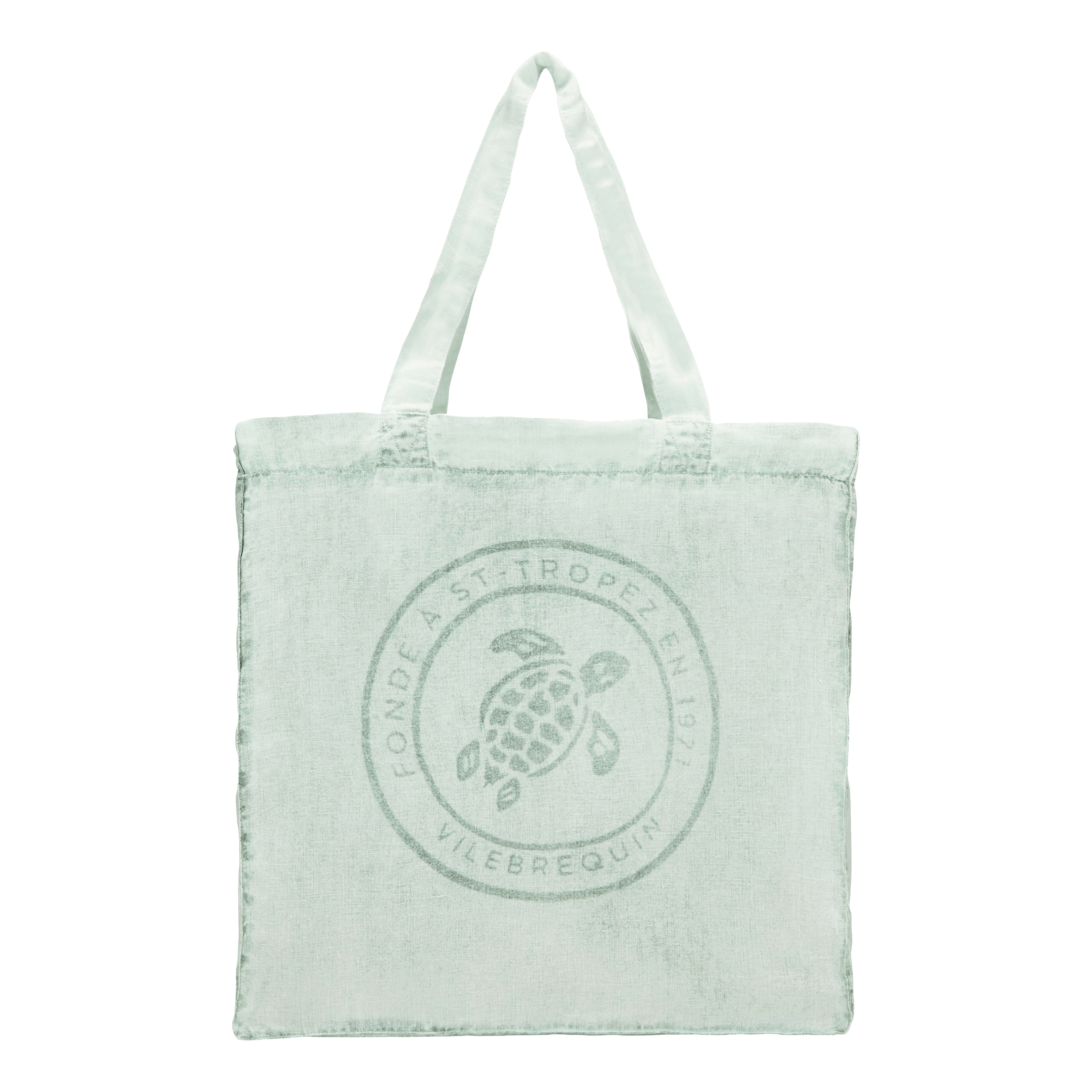 Linen Turtle Unisex Tote Bag Mineral Dye - 1